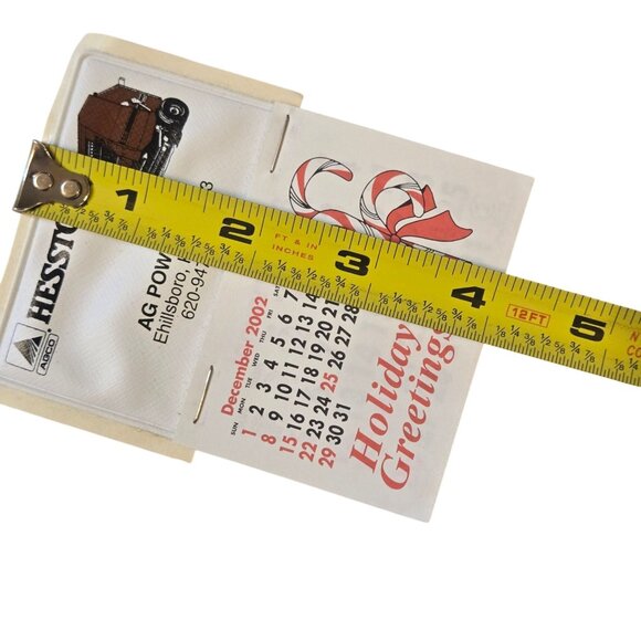 Hesston Agco 2002 Advertising Calendar Hillsboro Kansas Promotional Ag Power - Picture 4 of 7